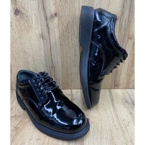 Thorogood 831-6031 Unisex Adult Shiny Black Uniform-Poromerics Shoe 10.5 M